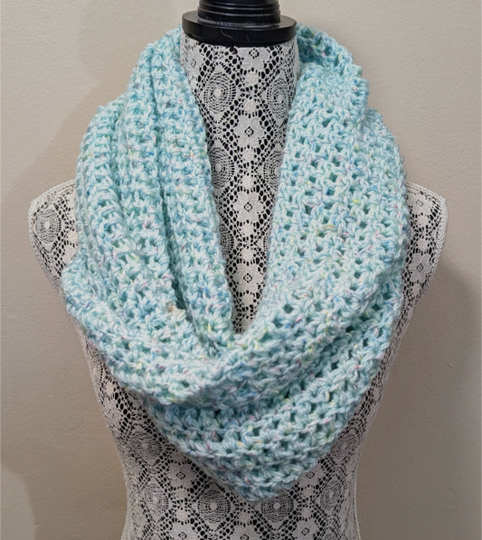 Light Blue Infinity Scarf